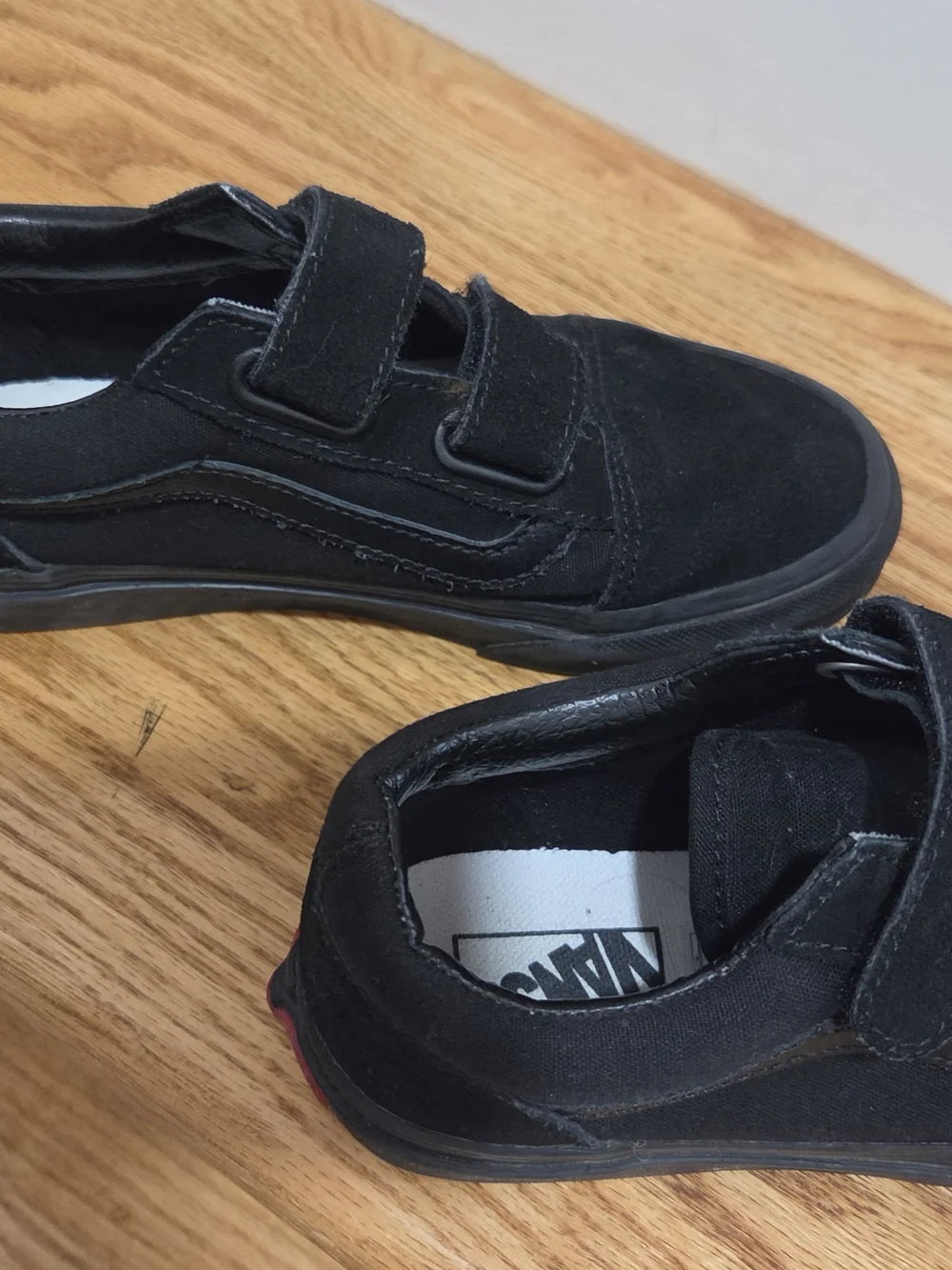 Kids VANS Classic Black Skate Shoes